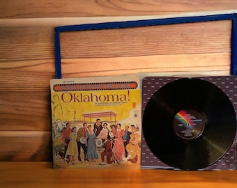 Álbum original del elenco de Broadway Oklahoma! MCA-2030 MCA Disco LP Vinilo