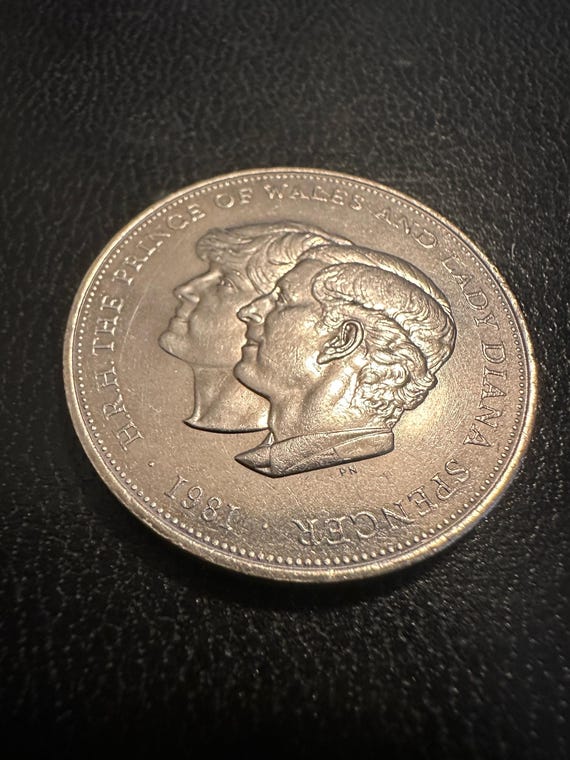 1981年 ロイヤルウェディング記念コイン チャールズ皇太子 ダイアナ妃