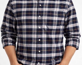 Ralph Lauren The Big Oxford Kariertes Hemd Männer Medium Classic Fit Button Down