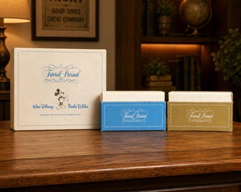 Vintage 1985 Trivial Pursuit Walt Disney Family Edition Adult Child Card Set Expansion