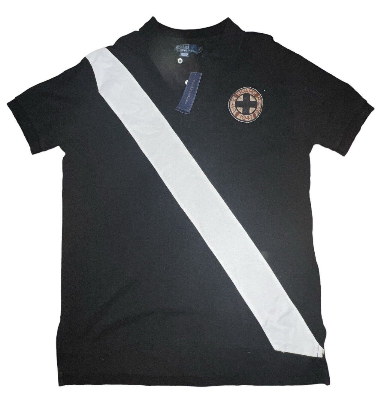 NWT Vintage 1947 Polo Ralph Lauren Lifeguard Short Sleeve Shirt