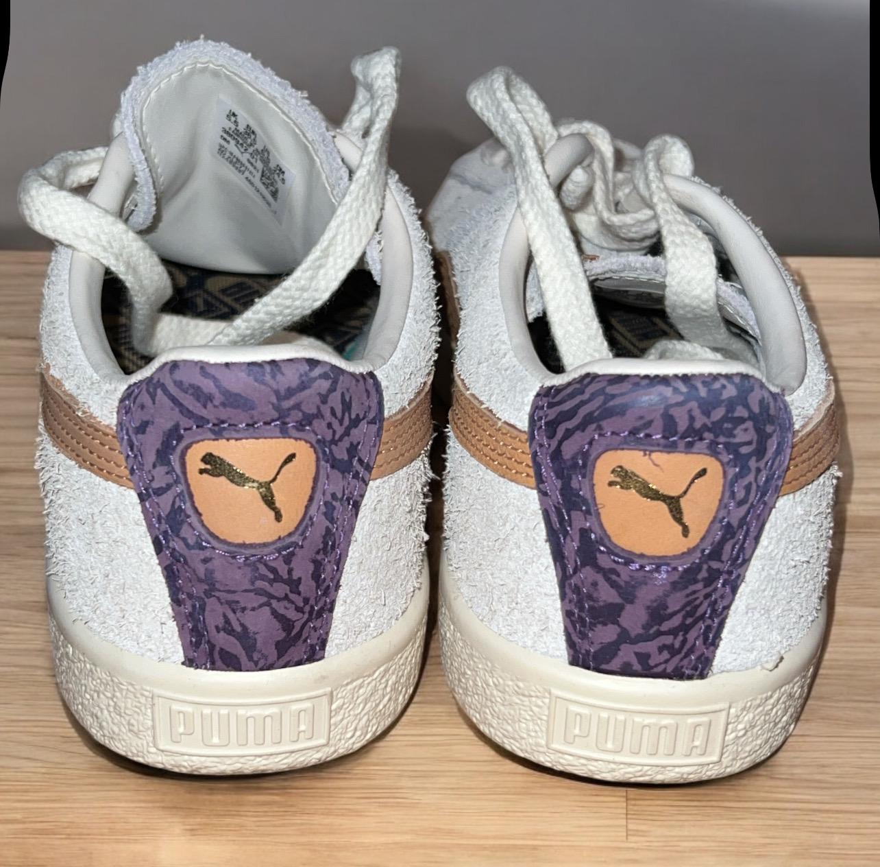 PUMA Suede Vintage SC Sneakers, White/sweet Grape  display picture 3