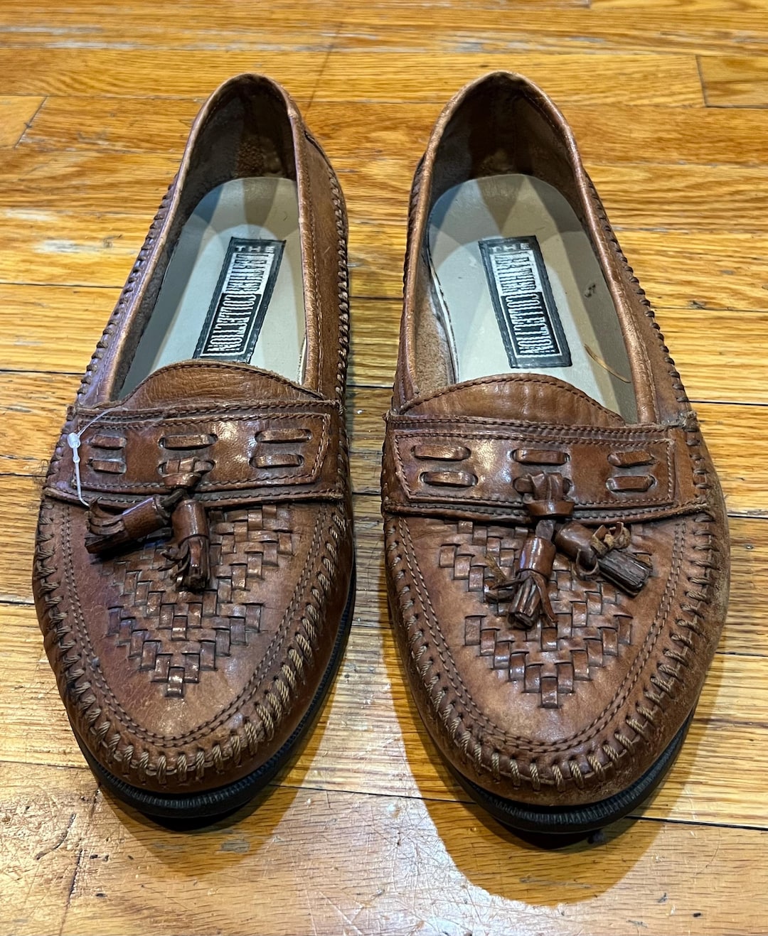 The leather collection Mens Leather Brown Size 11  Loafer’s The Leather Collection Loafers Shoes Mens 7.5 Brown Leather  main image 2