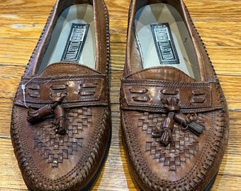 Men's Leather Leather Collection Brown Size 11  Loafer’s
