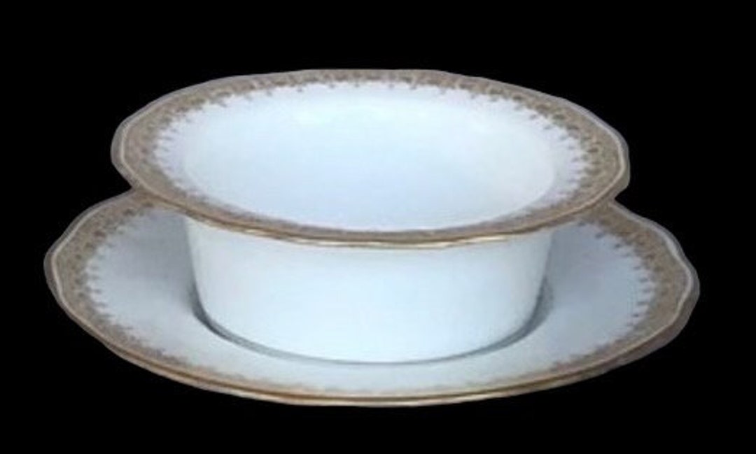 Gold Rim Ramekin Antique D & C L Bernardaud Limoges Ramekin and Saucer With Gold Rims - Etsy