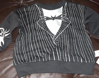 Jack Skellington from the movie The Nightmare Before Christmas. Size 2T. New