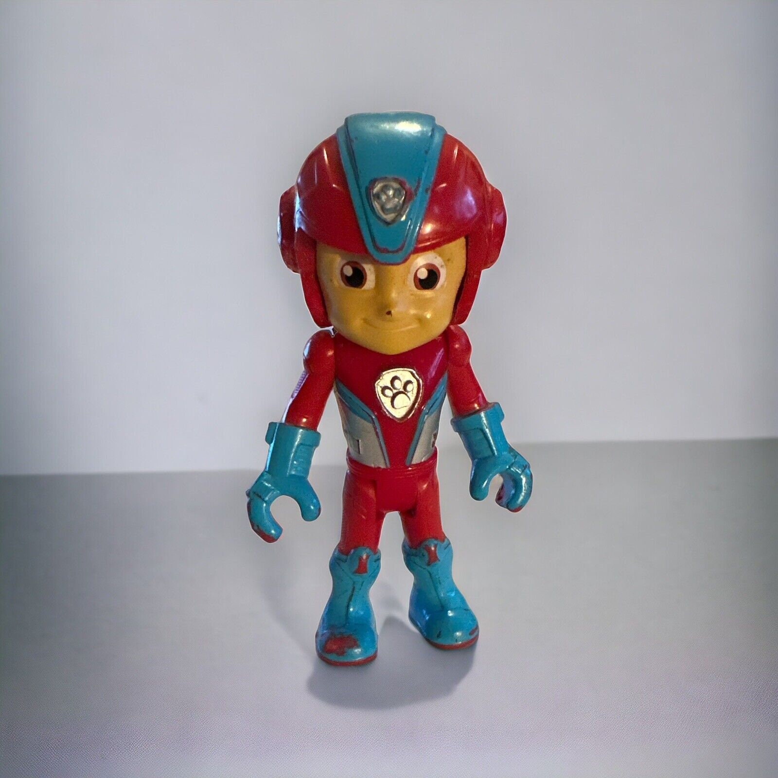 Jet Ryder Paw Patrol Mighty Pups Figure Straight Legs Spin