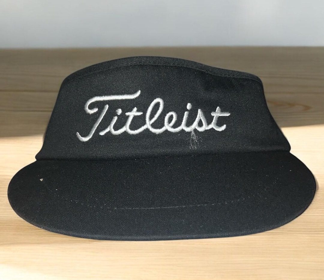 Titleist Golfing Visor Hat Cap Black Sports Visor