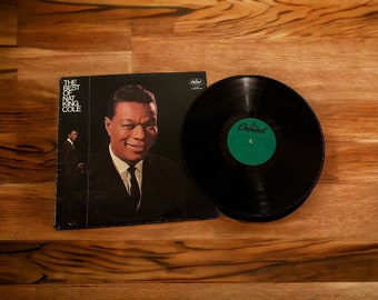 Nat King Cole The Best Of Vinyl  Record  Album 33 RPM Capitol Records