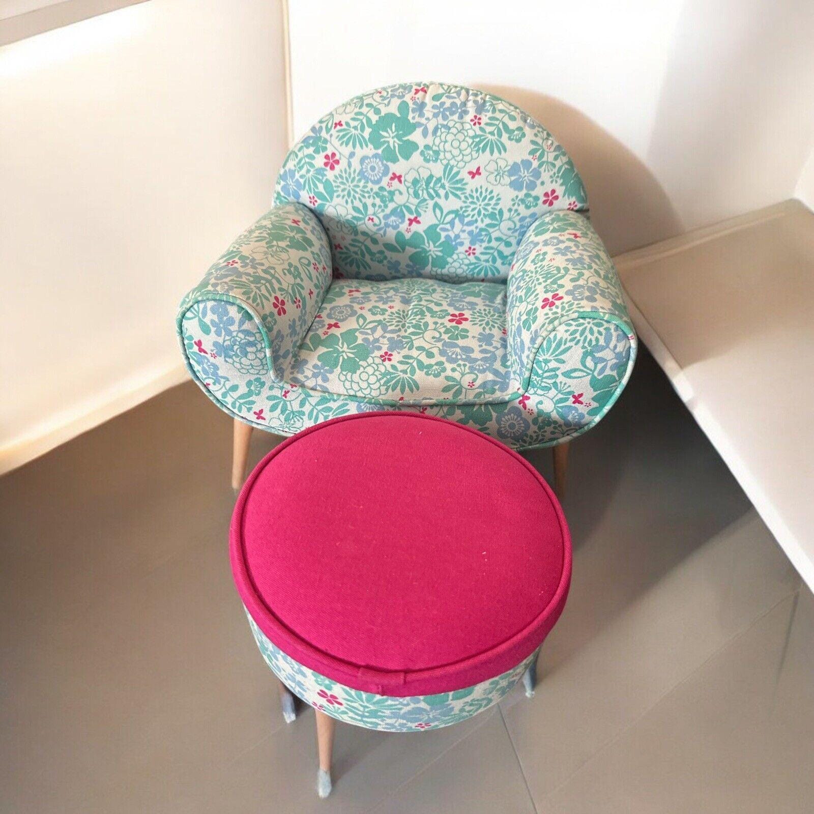 American Girl Discontinued Kanani Chair And Ottoman