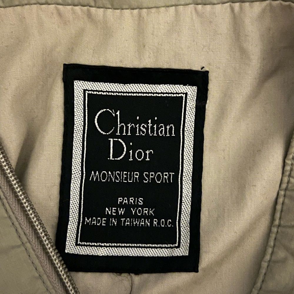 Christian Dior Monsieur Sport Men s Vintage Windbreaker Zip up Snap Front Gray Size Large Etsy Denmark