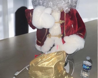 Vintage 29 Santas Best Animated Santa Moves Arm and Head move!