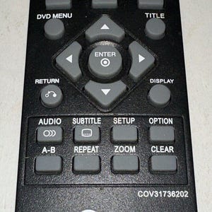 LG DVD Player Remote Control COV317386202 Genuine Original Working Clean