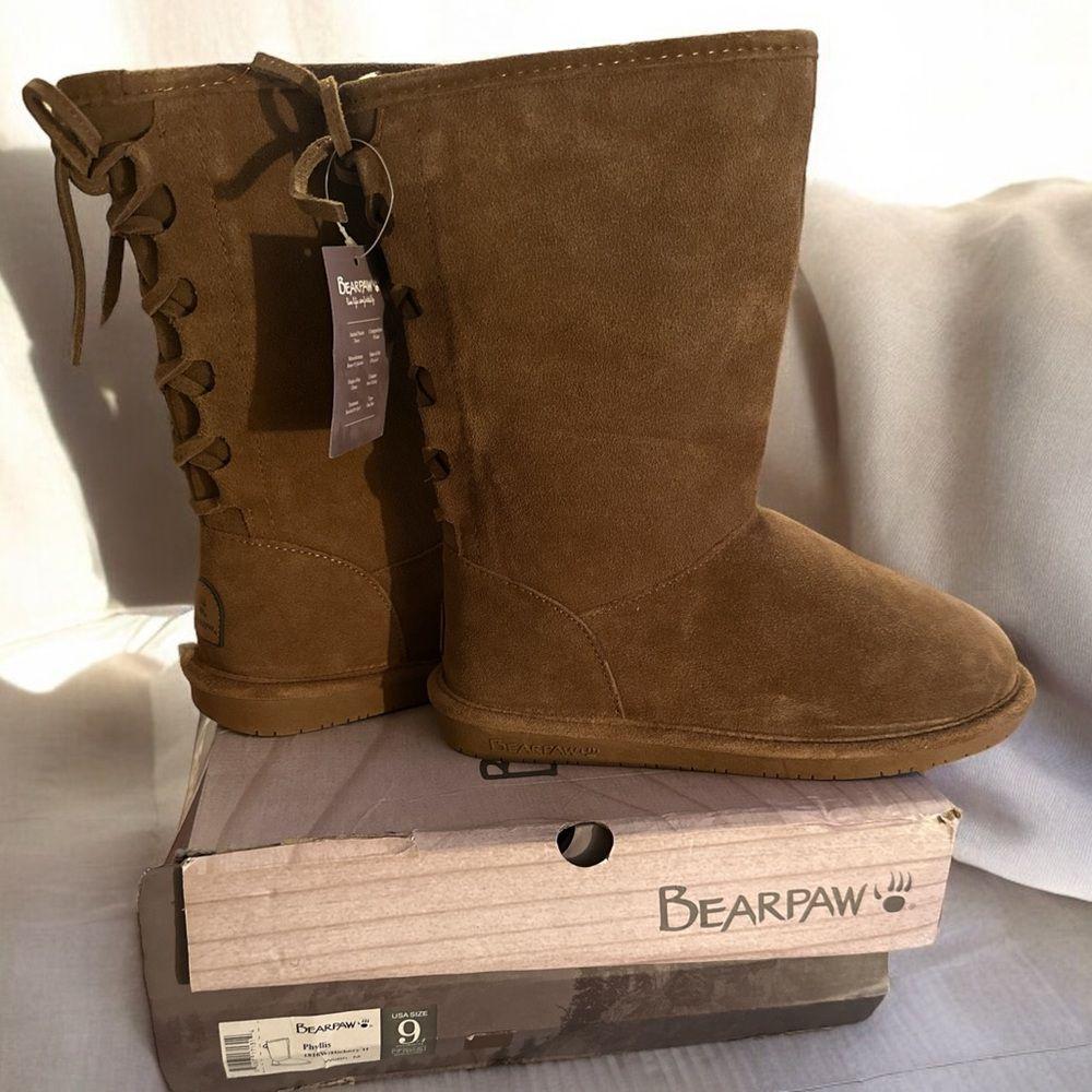 Bearpaw lace back boots sale