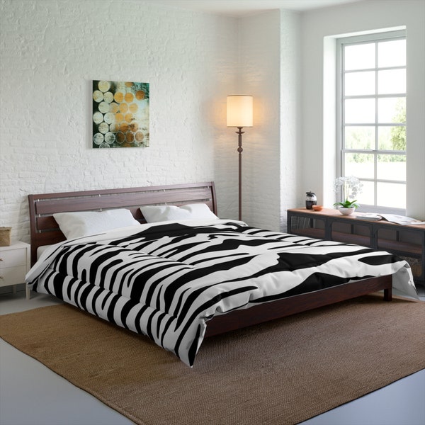 White Tiger Bedding Etsy