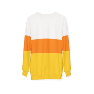 Candy Corn Sweatshirt Yellow Sweatshirt Orange Sweatshirt Candy Sweatshirt Casual Costume Fun Costume Comfy Costume Teacher Halloween