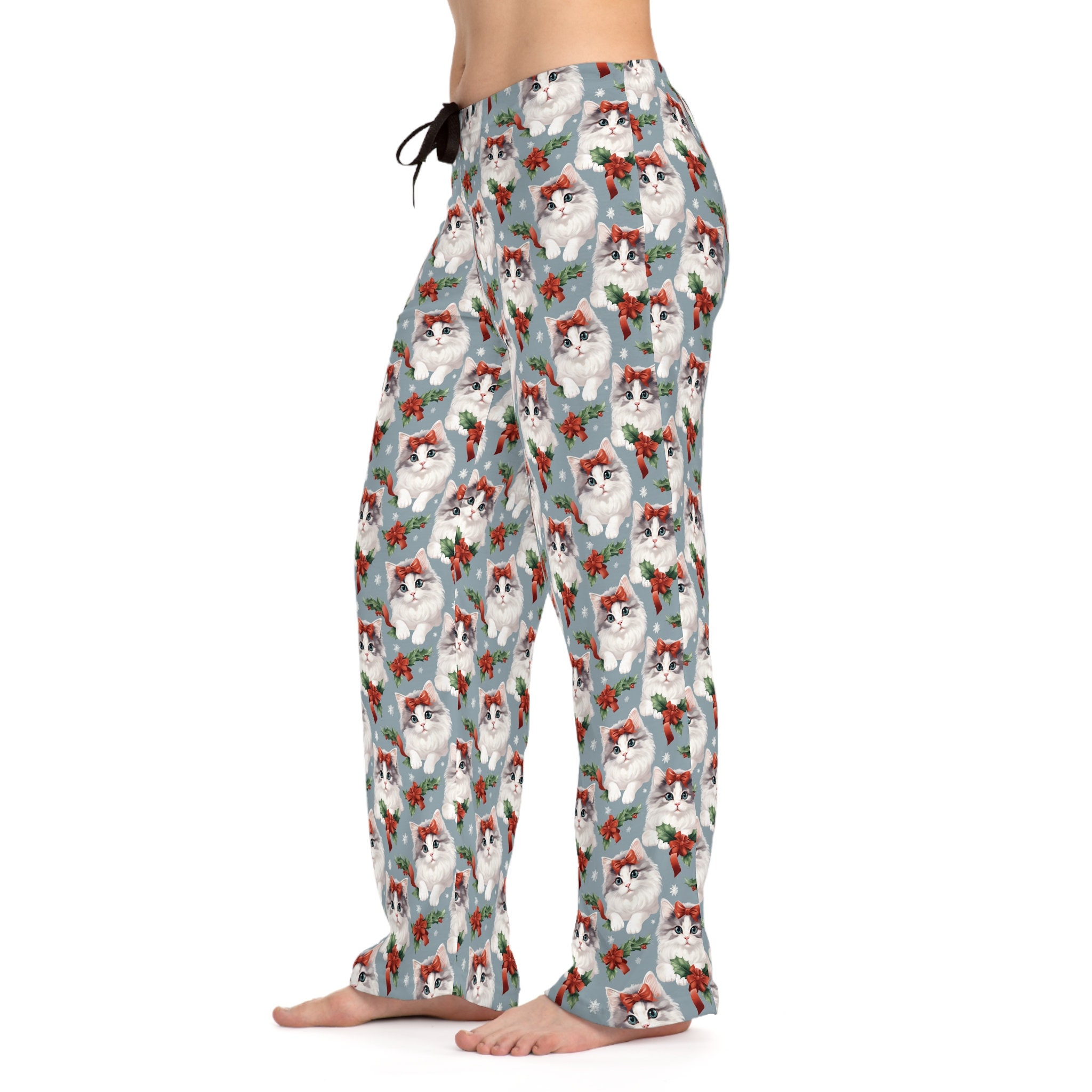 Women's Pajama Pants Cat Pajamas Cat Pants Comfy Pajama Pants Christmas ...