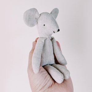 Cute Mouse & Accessory Sewing Pattern / Mouse Plushie DIY / The Dancing Mushrooms