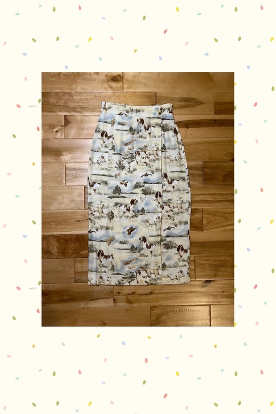 M(10) Vintage English Setter Skirt