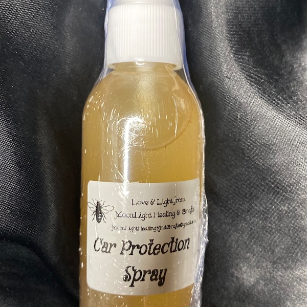 Car- Vehicle Protection Spray with Powerful Protection Crystals to keep it Strong & Charging. Infused w/ Natural Herbs and Essential Oils.