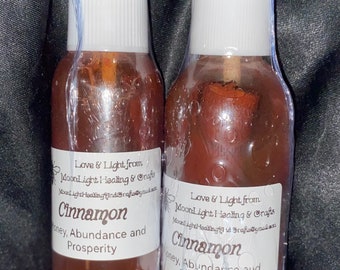 Money Abundance and Prosperity Spray- Cinnamon Blessing Spray, Money Magnet, Prosperity, Wealth, Abundance, Atrae Dinero, Fortuna, Suerte