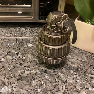 Scrap Metal Art Grenade (big)