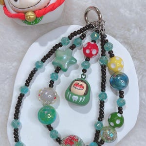 Trendy handmade Cell Phone Strap Purse accessories and decor labubu dimoo crybaby sp cutie labubu