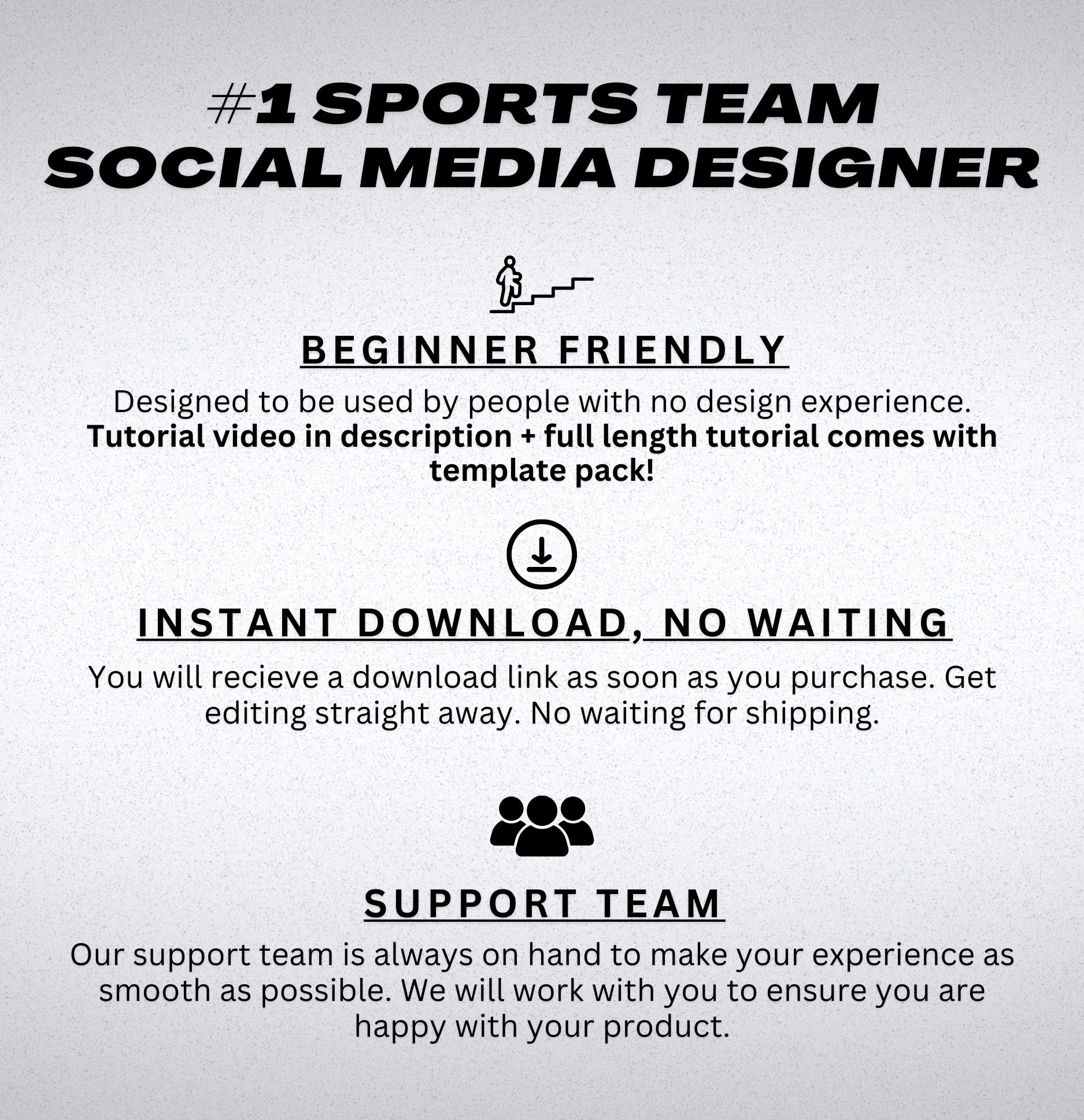 Football Template Canva Sports Team Social Media Template Customizable