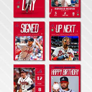 Baseball Canva Template Pack Social Media Graphics Bundle Sports ...