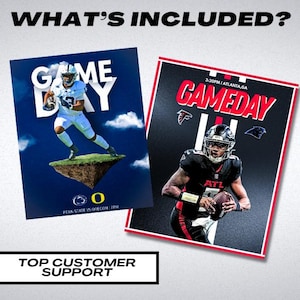 Game Day Canva Template Pack Sports Social Media Graphics Gameday ...