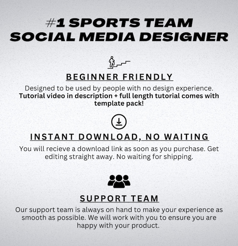 Soccer Social Media Template Canva Pack Graphics Bundle Instagram ...