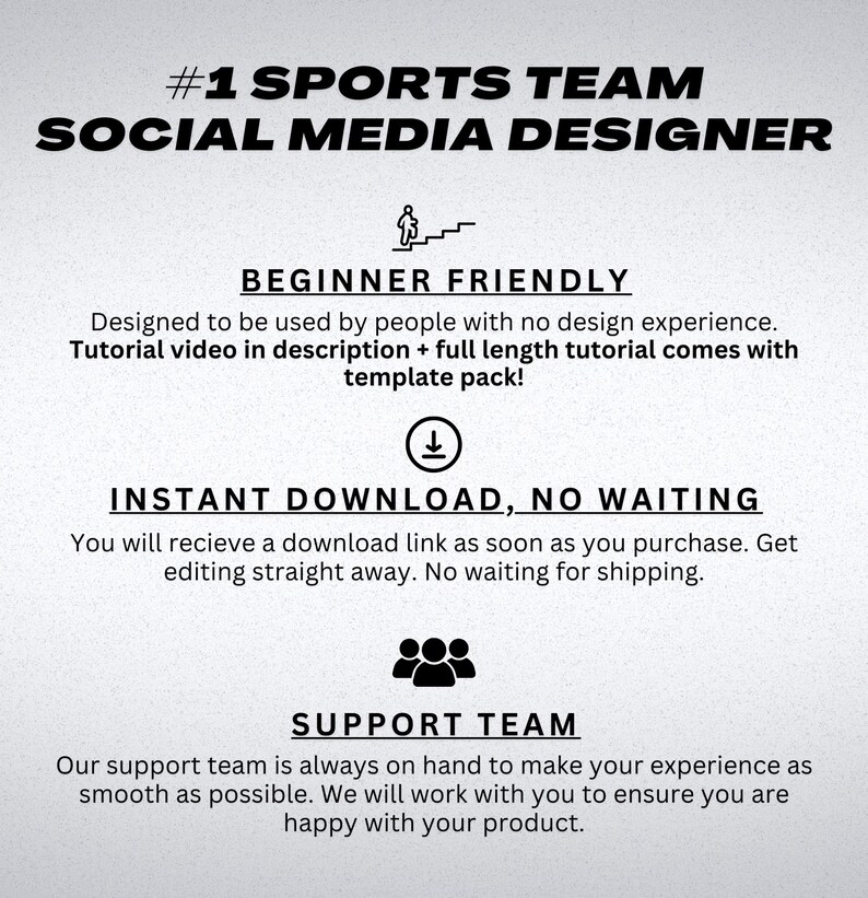 Game Day Canva Template Sports Social Media Graphic Volleyball Gameday Flyer Match Day Design Custom Team Instagram Game Day Post Sport Team image 6