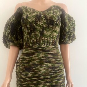 dresses, handmade, midi dresses, knee-length dresses, clothing, women&#39;s clothing, crochet