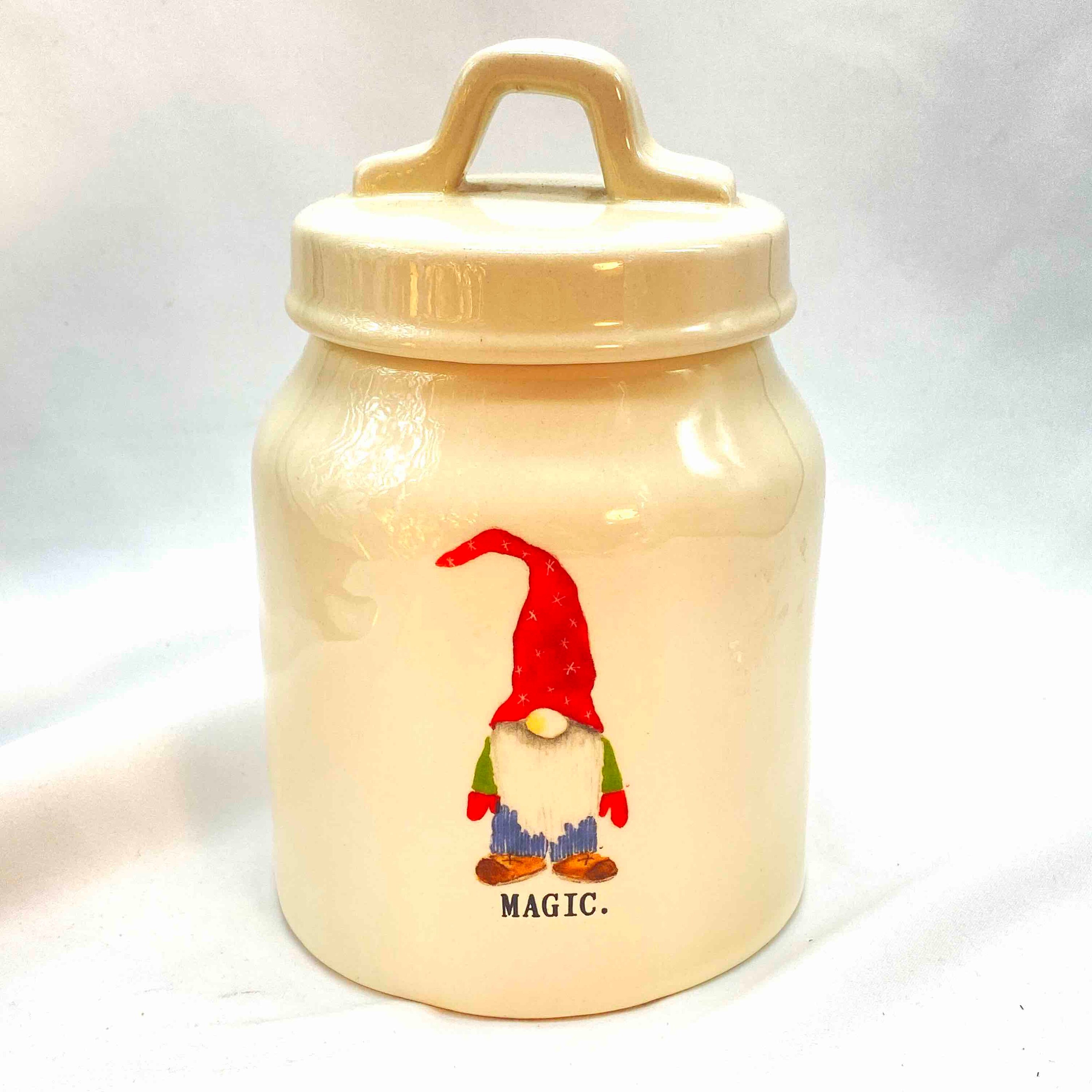Rae Dunn MAGIC Gnome Canister Artisan Collection China 7 Etsy