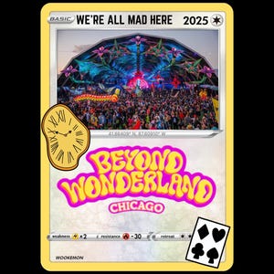 BEYOND WONDERLAND CHICAGO Wookémon Festival-ruilkaart