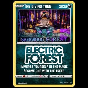 ELECTRIC FOREST ウーケモンフェスティバル トレーディングカード