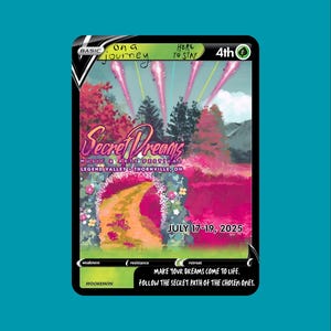 Karta kolekcjonerska SECRET DREAMS 2025 Festiwal Wookémon