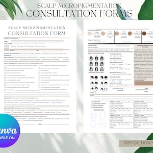 SMP Consultation Form: Treatment Record & Patch Test (Digital Download)