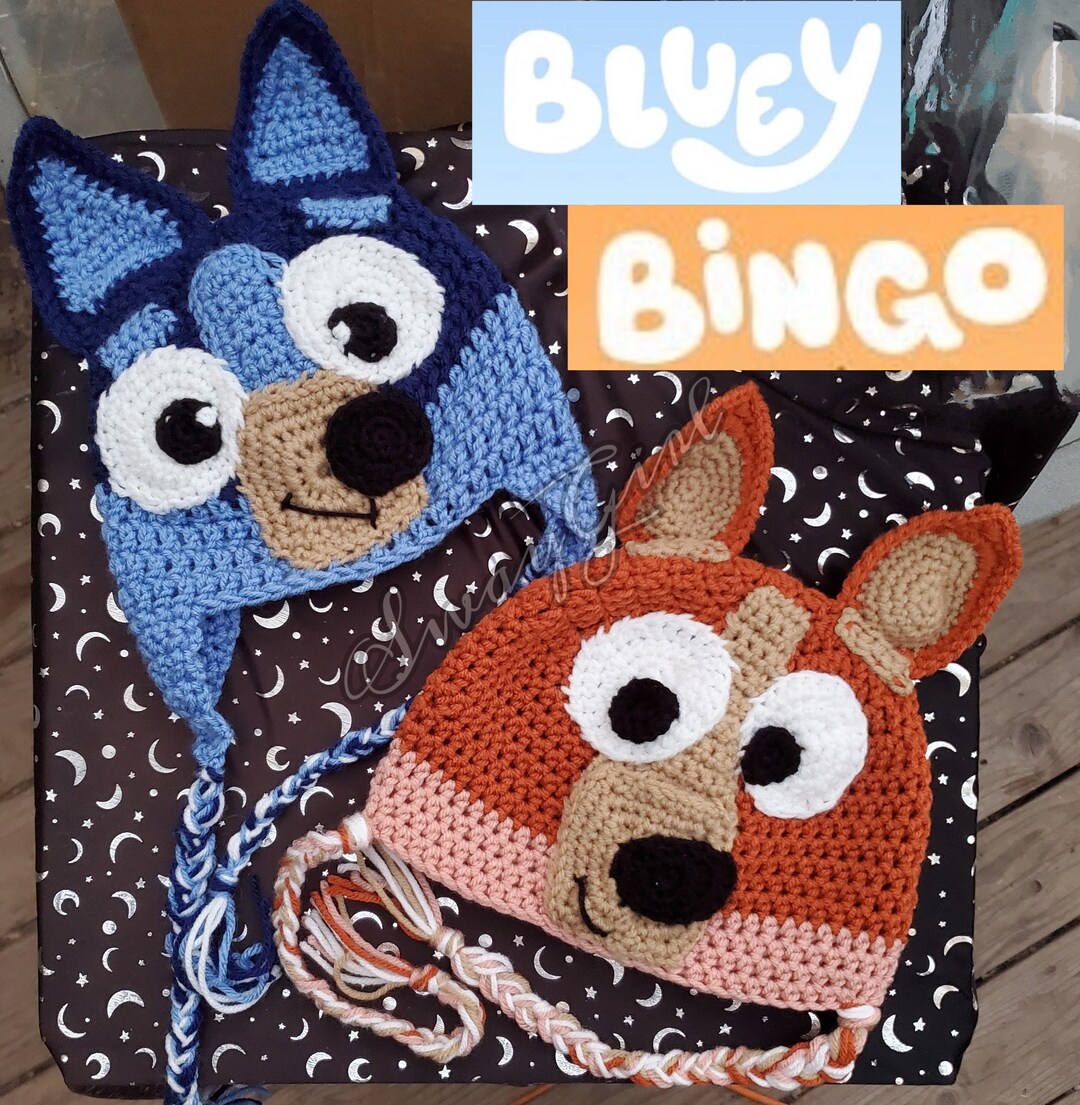 Bluey and Bingo Hats - Etsy