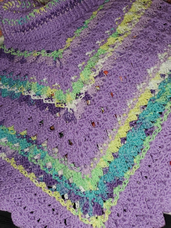 Fallen Leaves Poncho Crochet Pattern (PDF Download)