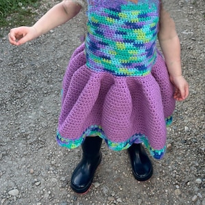 PATTERN ONLY: The Violet Dress Crochet Pattern