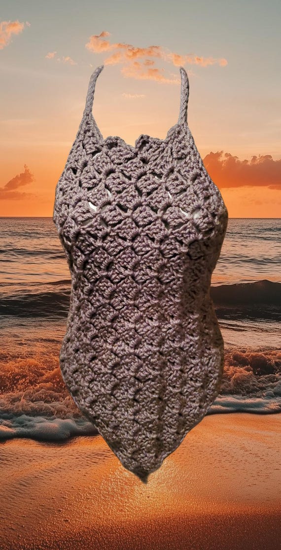 TOP: Diamond Halter Stormy Gray Summer Top, Women's One-Size Fits Most S-L