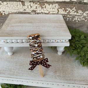 Fake Smores Cake Pops Fake Smores Cakesicles Smores Decor Fake Cakesicle  Smores Tiered Tray Decor photo prop