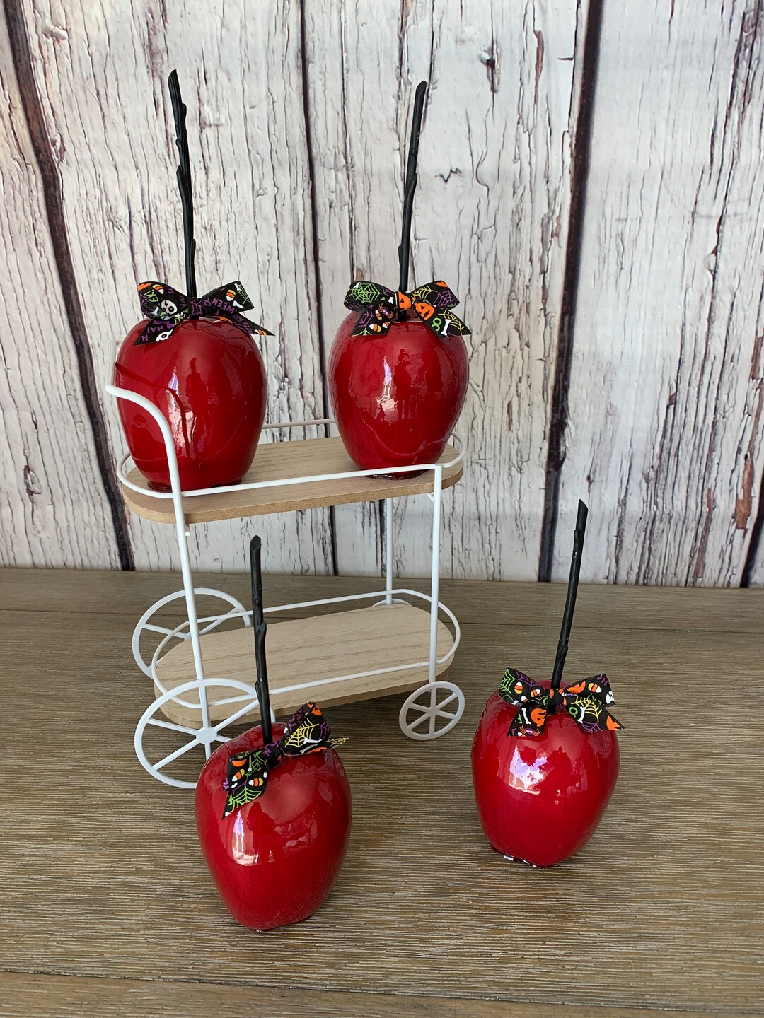 Halloween Candy Apple Faux Fake - Etsy