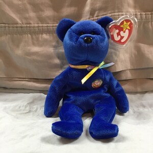 Ty Beanie Baby, &quot;Clubby&quot; the Club Bear, vintage, rare, great condition