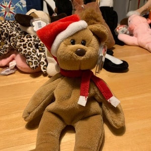 Ty Beanie Baby, "Weihnachtsteddy 1997", vintage,