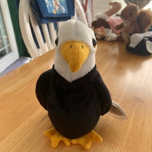 Ty Beanie Babies, &quot;Baldy&quot; the Eagle, vintage, good condition