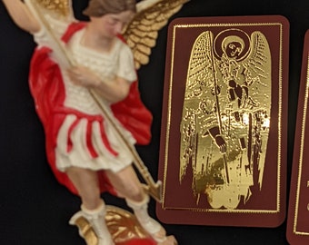 Dressed Archangel Michael Daily Devotions Prayer Cards 2.0