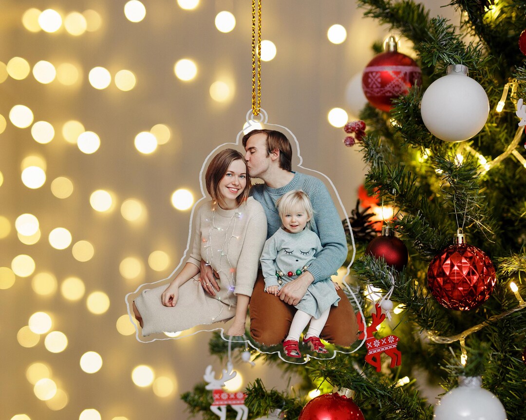Custom Family Photo Ornament,personalized Couples Arcylic Ornament ...