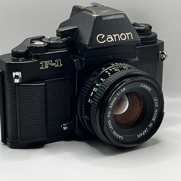 RARE Canon F-1n Film Camera with 50mm Lens
